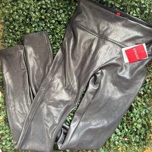 SPANX Faux Leather - Black XS NEW